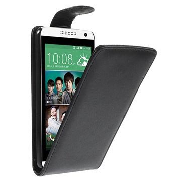 Htc Desire 610 Vertical Flip Leren Case Zwart huismerk kopen in de aanbieding