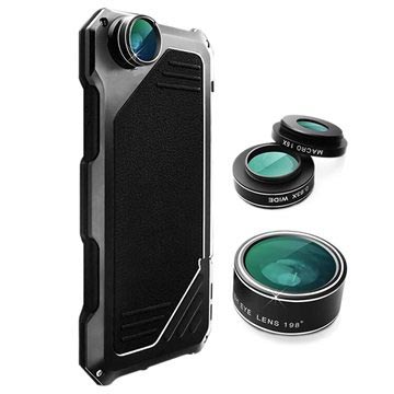 Iphone 7 8 Viking Cover Met Camera Lens Set Zwart huismerk kopen in de aanbieding
