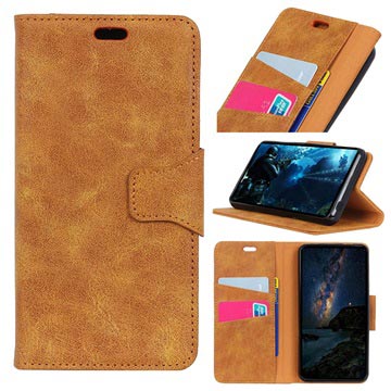 Vintage Serie Iphone Xr Portemonnee Hoesje Bruin huismerk kopen in de aanbieding