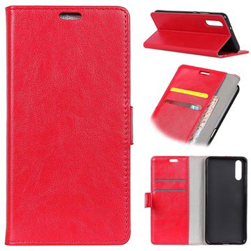 Huawei P20 Pro Portemonnee Hoesje Met Standaard Rood huismerk kopen in de aanbieding