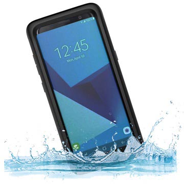 Samsung Galaxy S8 Waterdicht Hoesje Zwart huismerk kopen in de aanbieding