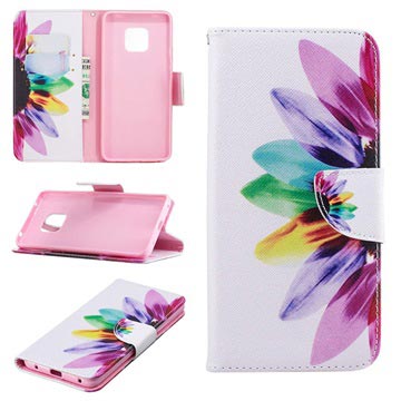 Wonder Series Huawei Mate 20 Pro Wallet Case Bloem huismerk kopen in de aanbieding