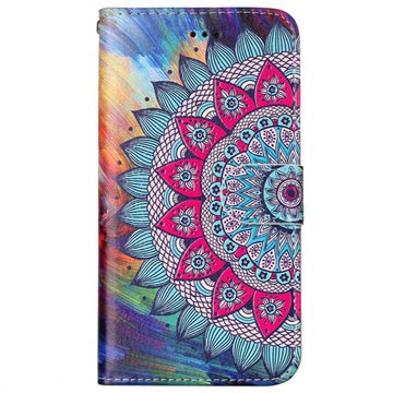 Huawei P10 Wonder Series Wallet Case Mandala huismerk kopen in de aanbieding