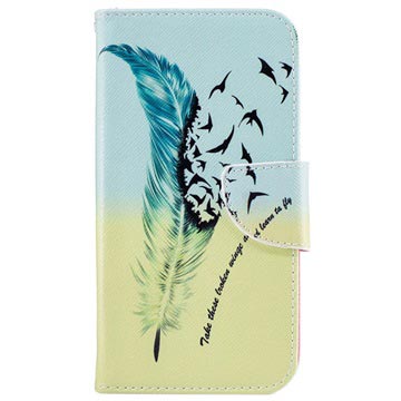 Motorola Moto G5 Plus Wonder Series Wallet Case Vogels huismerk kopen in de aanbieding