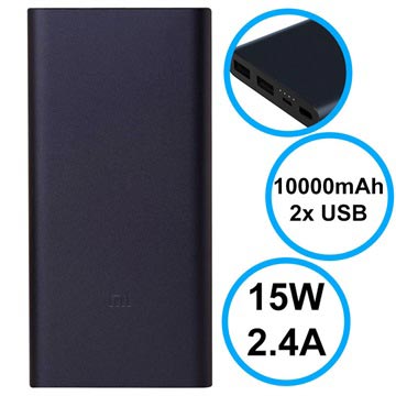 Xiaomi Plm09Zm Mi 2S 10000Mah Powerbank 15W Zwart huismerk kopen in de aanbieding Xiaomi Plm09Zm Mi 2S 10000Mah Powerbank 15W Zwart huismerk kopen in de aanbieding