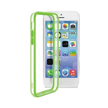 Iphone 5C Puro Bumper Doorzichtig Groen huismerk kopen in de aanbieding