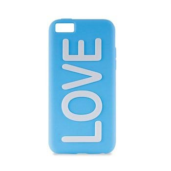 Iphone 5C Puro Love Siliconen Hoesje Blauw huismerk kopen in de aanbieding Iphone 5C Puro Love Siliconen Hoesje Blauw huismerk kopen in de aanbieding