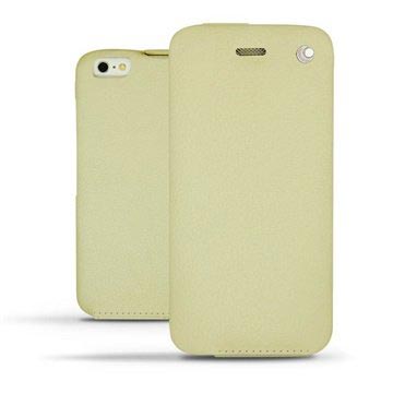 Iphone 6 Plus Noreve Tradition Lederen Flip Case Ambition Ivoor huismerk kopen in de aanbieding