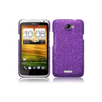 diamond-cover-htc-one-x Glanzende HTC One X cover case - Diamante - Glitter