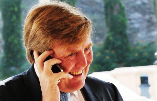 Joning van Nederland heeft iPhone