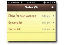 notities iphone