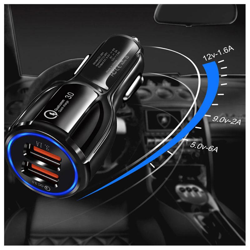 Quick Charge 3.0 Autolader met snelladen