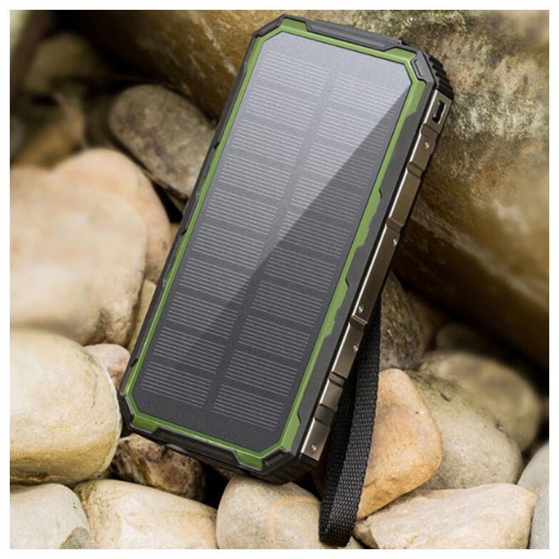 Waterdichte powerbank Waterdichte zonnelader en powerbank