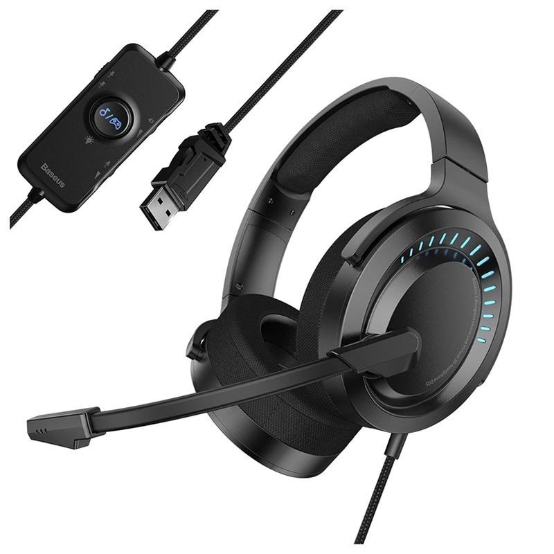 Baseus Gamo D05 RGB gaming hörlurar Gaming headset från Baseus