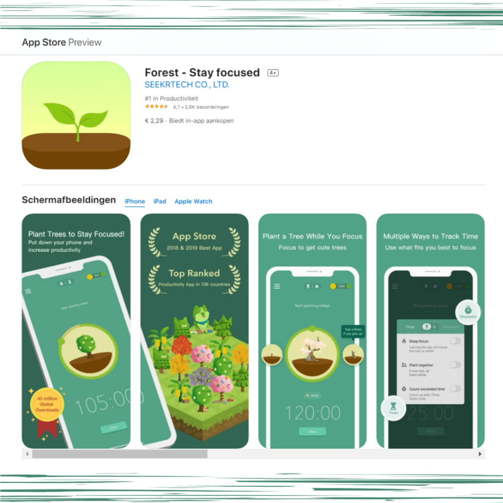 Forest App Forest - Stay Focused