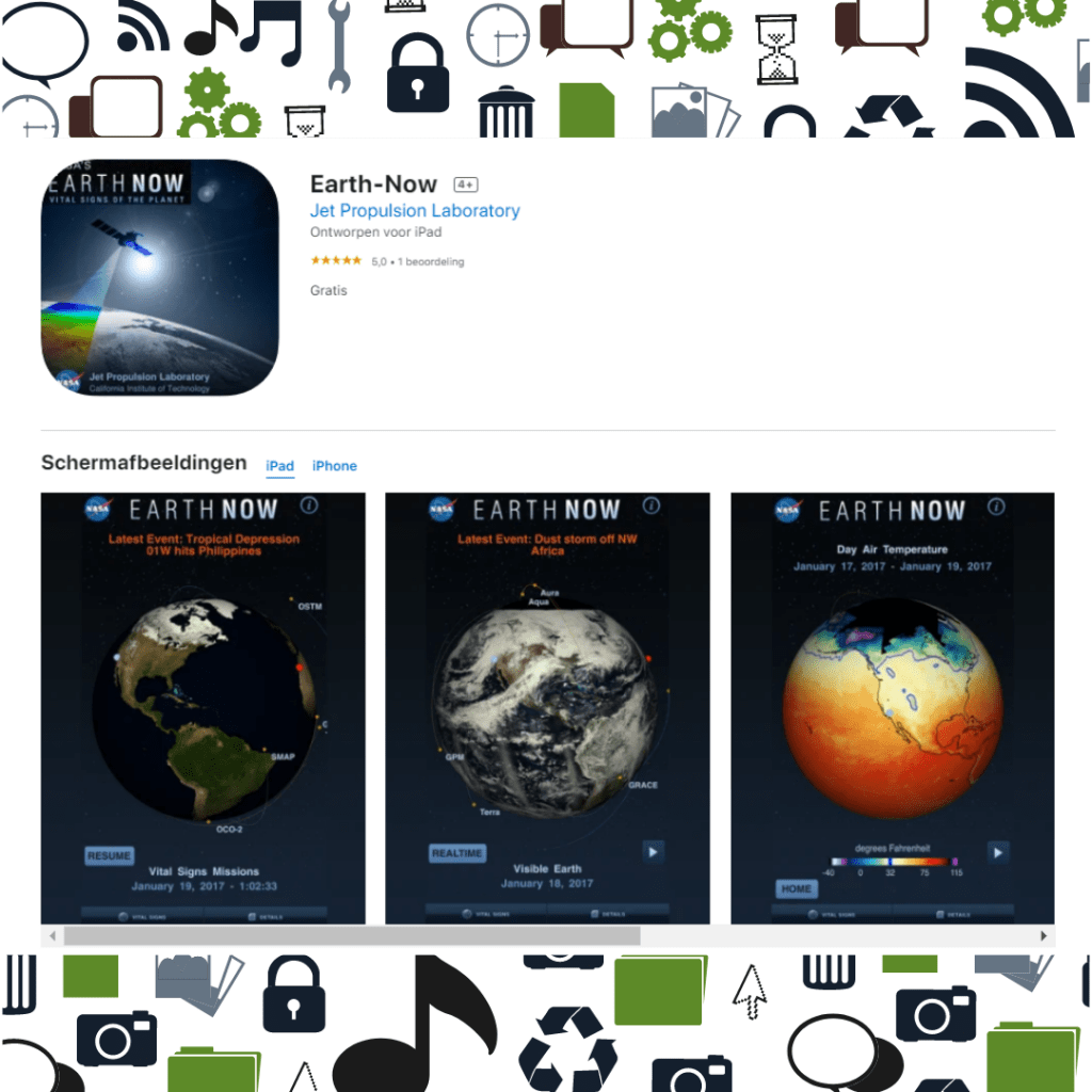 Aarde-Nu educatieve app