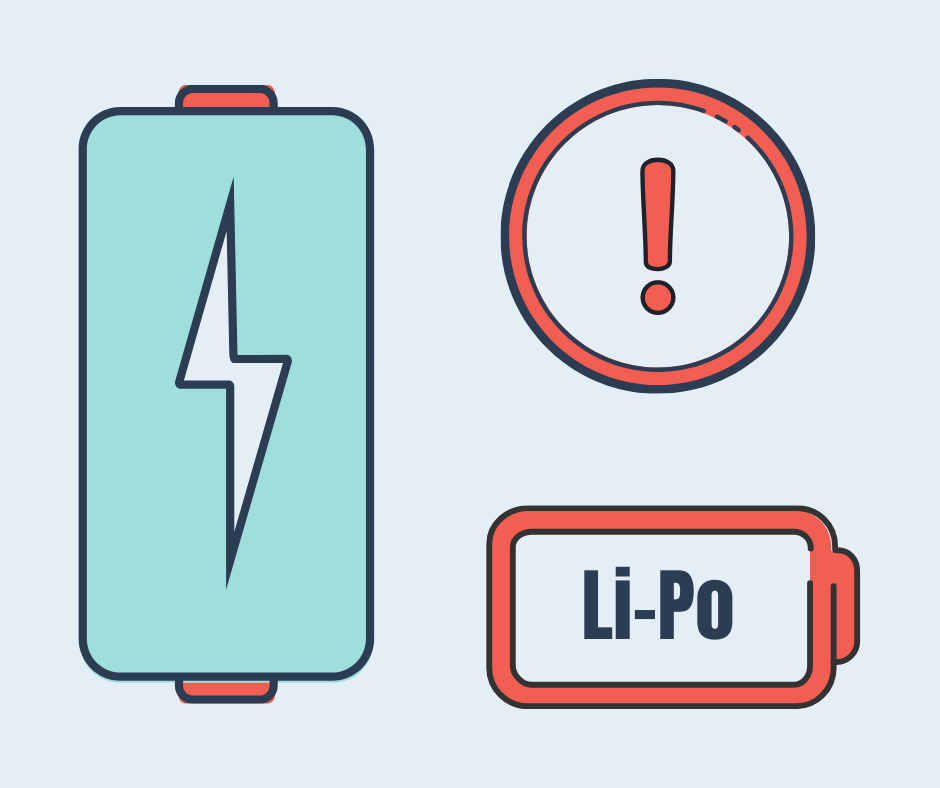Lithium-polymeerbatterij Li-Po-batterij