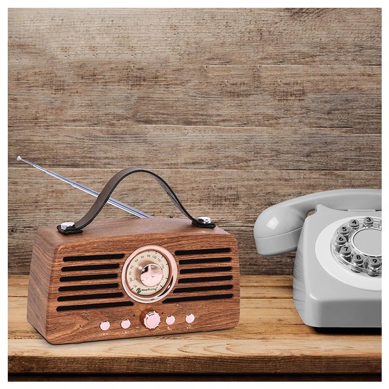 Creatieve Retro FM Radio Bluetooth Speaker Creative Retro Radio en Luidsprekers