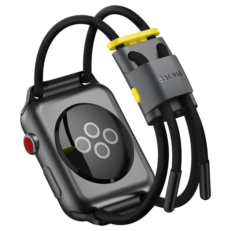 Black Apple Watch Bandje van Baseus Zwart Baseus Bandje voor Apple Watch