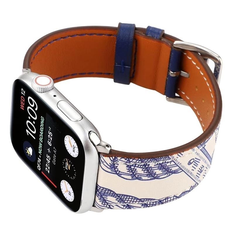 Patroon lederen band voor Apple Watch Patroon iWatch lederen band
