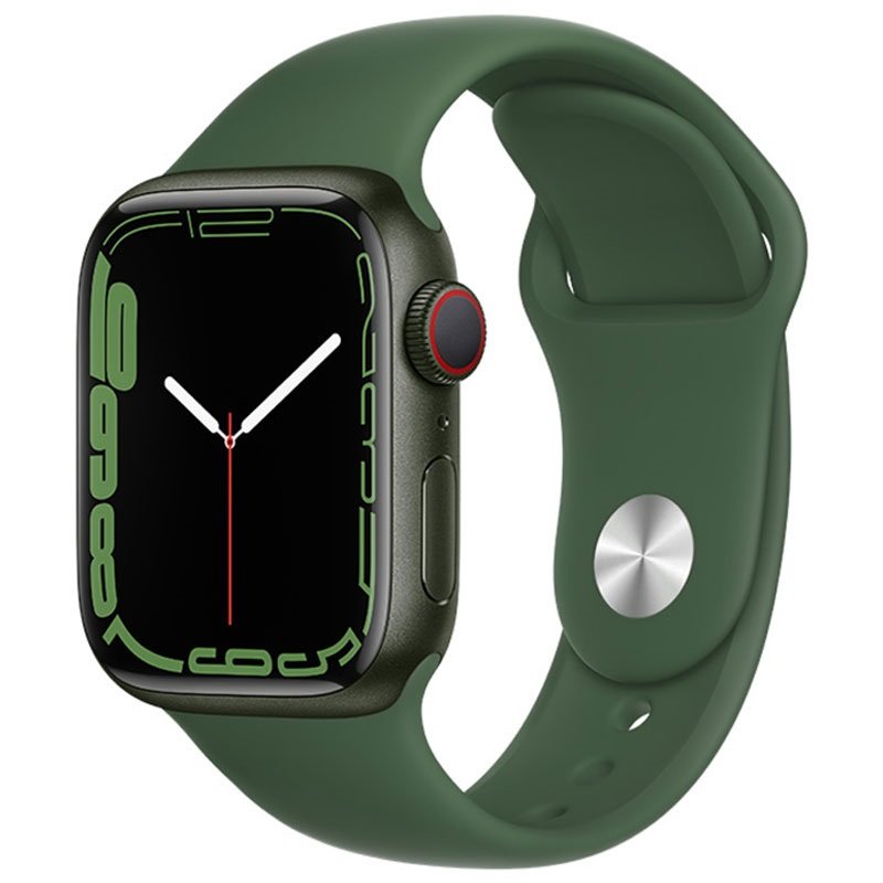 iWatch 7 met groen bandje