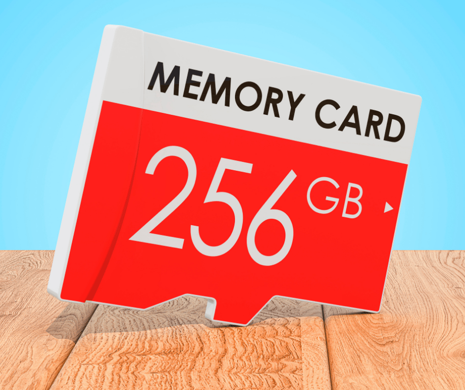 Capaciteiten van geheugenkaarten