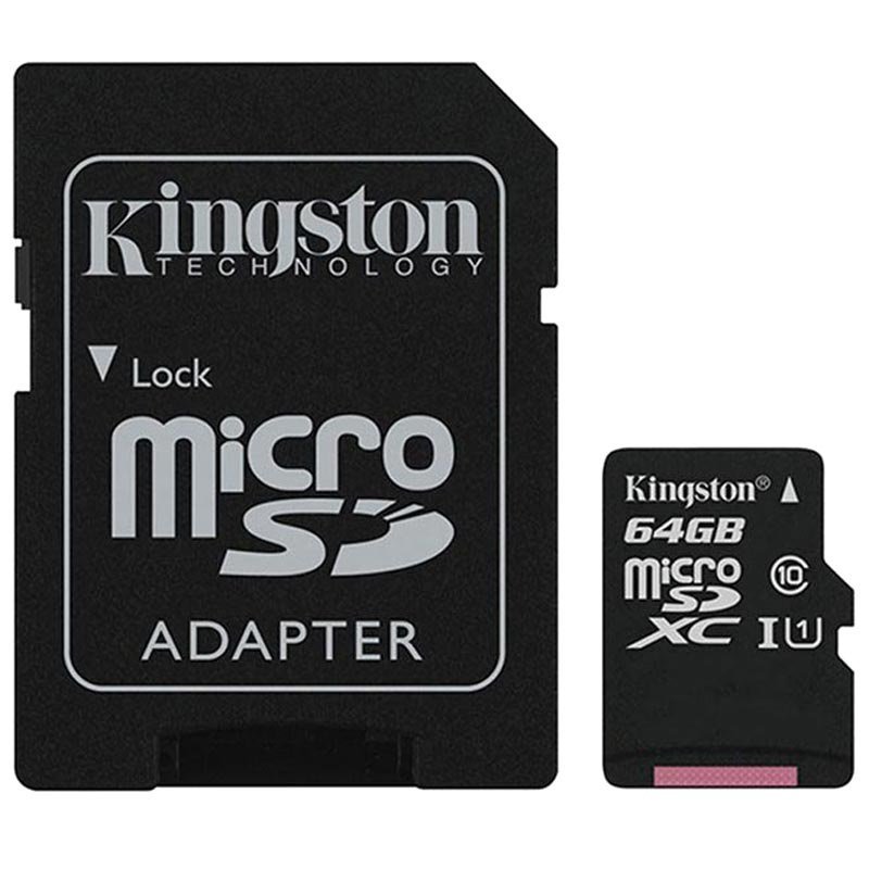 MicroSDXC geheugenkaart van Kingston