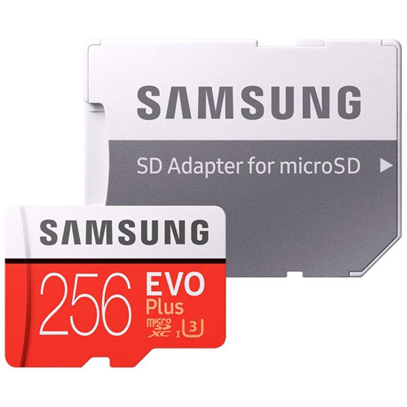 Samsung Evo Plus MicroSDXC 256GB geheugenkaart SanDisk Extreme Pro MicroSDXC geheugenkaart