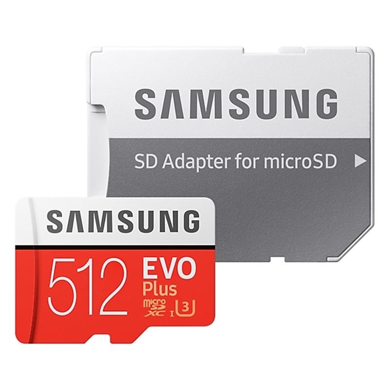 Samsung Evo Plus MicroSDXC geheugenkaart Samsung Evo Plus 512GB geheugenkaart