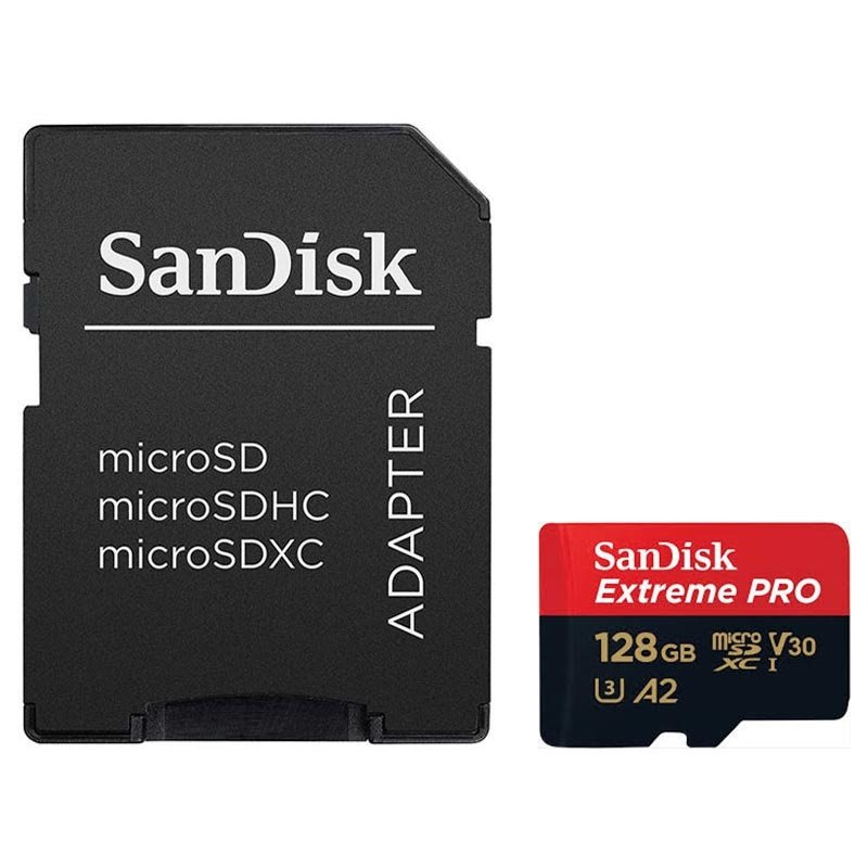 SanDisk Extreme Pro MicroSDXC geheugenkaart SanDisk Extreme Pro 128GB kaart
