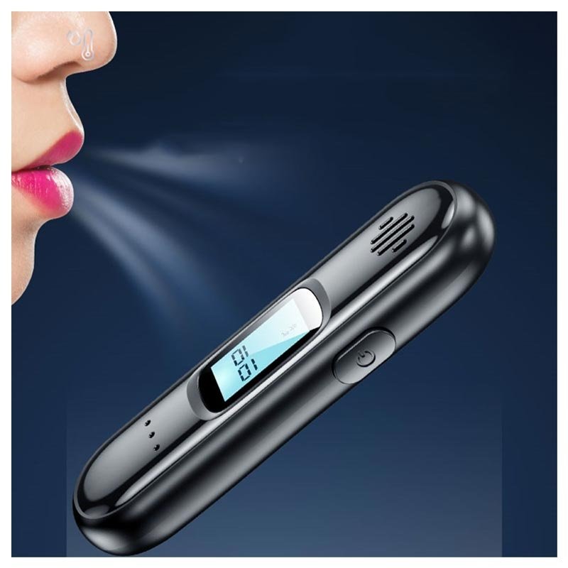 Alkometer T01 Contactloze bloedalcoholtester met LED display