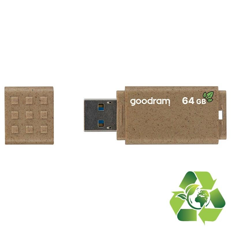 Milieuvriendelijke USB stick van Goodram
