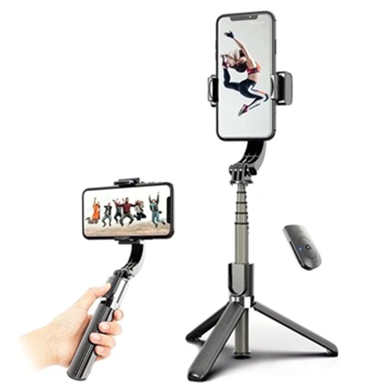 Gimbal stabilisator en selfie stick van L08