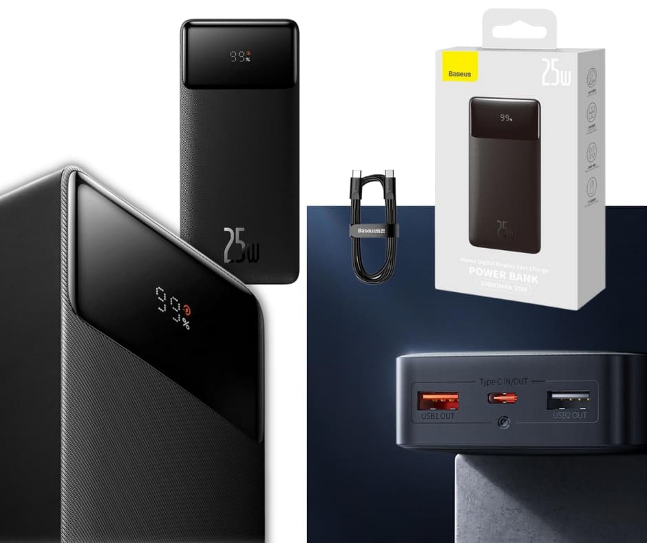Baseus Bipow Powerbank Bipow Powerbank van Baseus