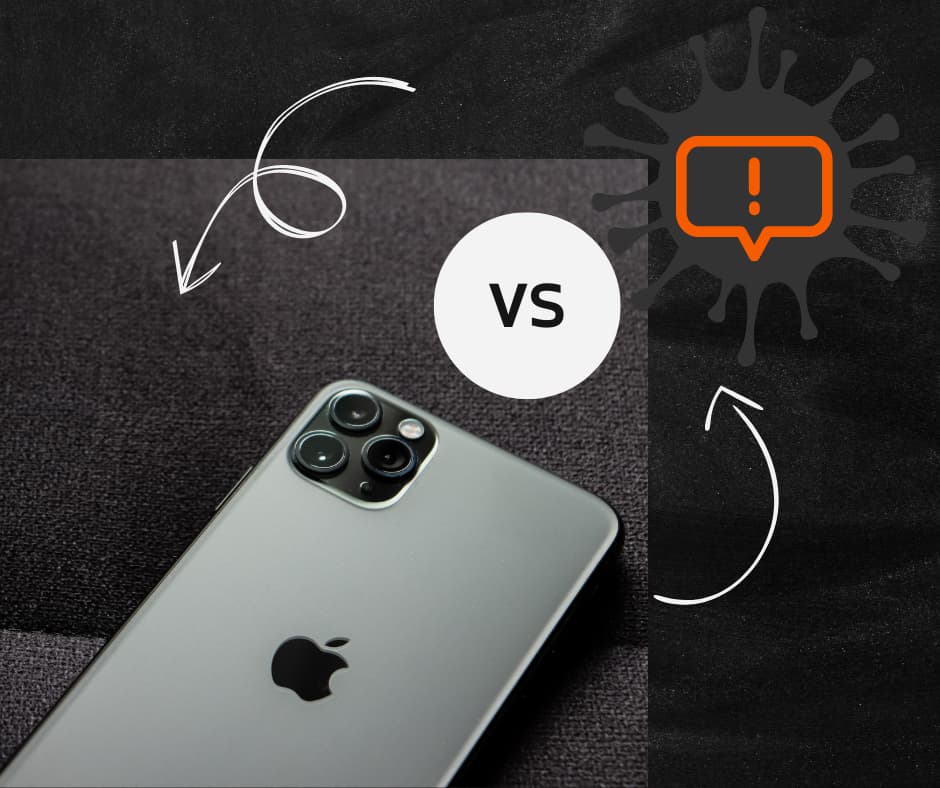 iPhone met virus iPhone heeft een virus