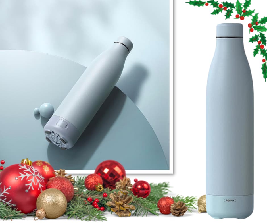 Remax RB-M5 Thermische fles met Bluetooth speaker Thermische waterfles met Bluetooth ludspreker van Remax