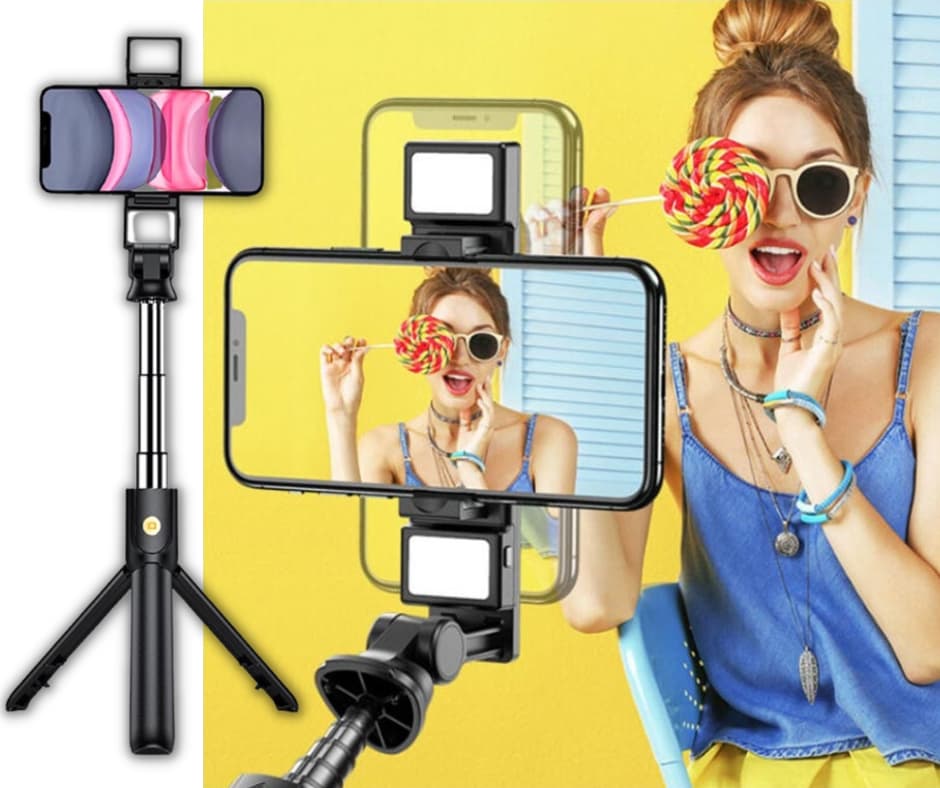 Multifunctionele Selfie Stick & statief K22-D K22-D selfiestick en statief