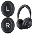 1 paar vervangende Eiwit lederen oorkussens oorkussens voor Bose 700/NC700 Bluetooth hoofdtelefoon - zwart