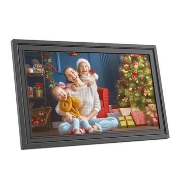 10.1" WiFi digitaal fotolijstje met aanraakbediening - 16GB opslag - Zwart