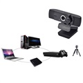 1080p Full HD-webcam met microfoon A45 - Zwart