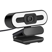 1080p Full HD-webcam met microfoon en LED-invullicht A55
