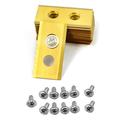 12 stuks messen voor Worx Landroid L/M/Vision/S robotmaaier - Goud