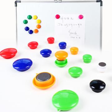 12 stuks. Multicolored Mini Ronde Magneten voor Whiteboard en Kantoorgebruik - 30mm