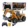 166-169 Afstandsbediening Engineering voertuig graafmachine afstandsbediening Bulldozer graven kinderen speelgoed modelauto