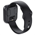 2-in-1 Waterbestendige Smartwatch & TWS Oortelefoon X5 - Zwart