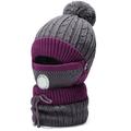 3-Delige Winter Windproof Knit Beanie muts, Gezichtsmasker en Nekwarmer