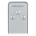 3-poorts HDMI-switch met afstandsbediening - Zwart