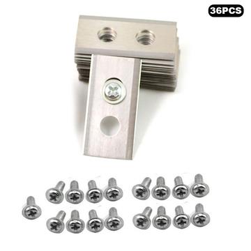 36 stuks roestvrijstalen reservemessen voor Worx Landroid L/M/Vision/S robotmaaier