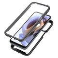360 Protection Series Motorola Moto G51 5G Case - Zwart / Doorzichtig