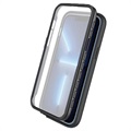 360 Protection Series iPhone 14 Hoesje - Zwart / Doorzichtig